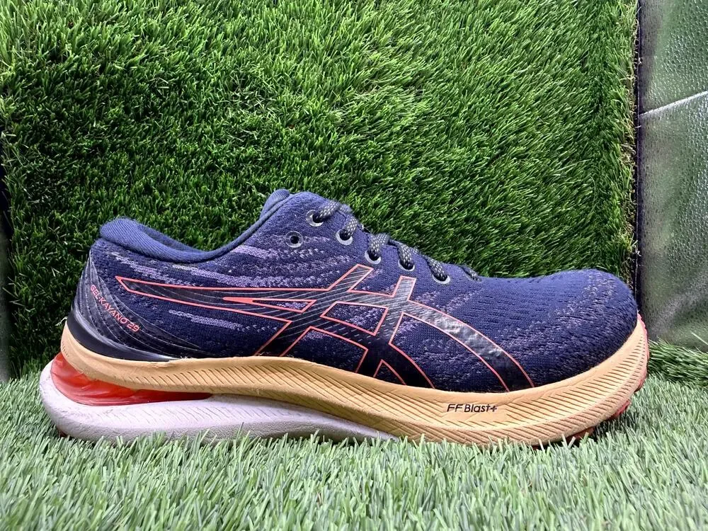 Asics Gel-Kayano 29 1012B297 Athletic Sneaker Women's 9 Blue Knit Sports Running